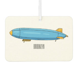 Ambientador Ilustracion personalizado de la aeronave