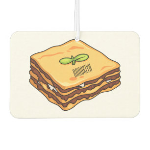 Ambientador Ilustracion personalizado de Lasagna