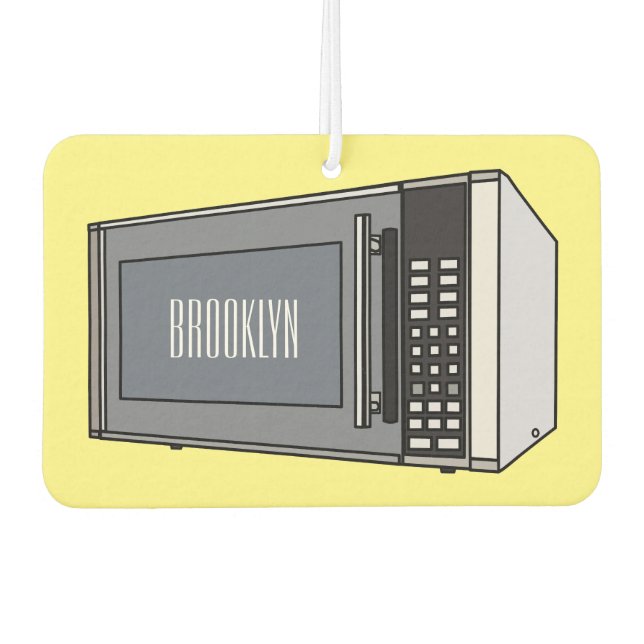 Ambientador Ilustracion personalizado de microondas (Anverso)