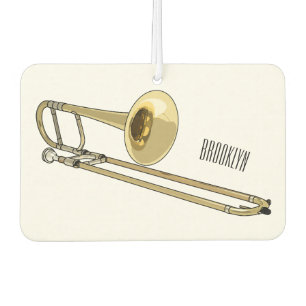 Ambientador Ilustracion personalizado de Trombone