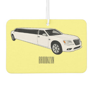 Ambientador Ilustracion personalizado limusina