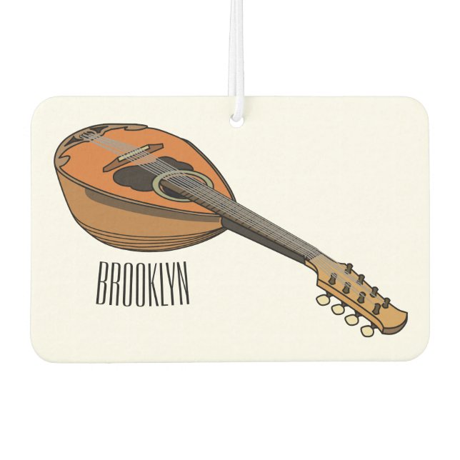Ambientador Ilustracion personalizado Mandolin (Anverso)