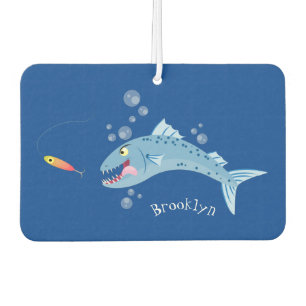 Ambientador Ilustracion personalizado pescador hambriento de b