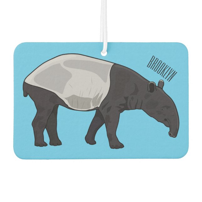 Ambientador Ilustracion personalizado Tapir (Anverso)