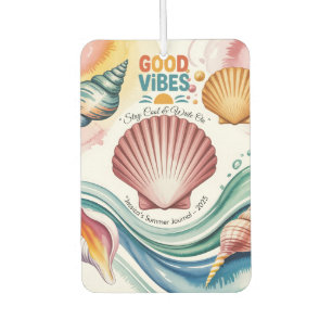 Ambientador Ilustracion Retro Beach de Summer Vibes