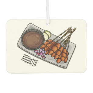 Ambientador Ilustracion Satay personalizado