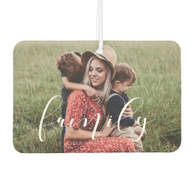 Ambientador Imagen personalizada de la familia (Anverso)
