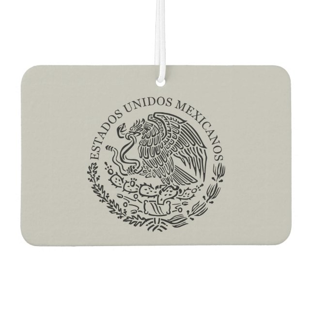 Ambientador Imán de coche de escudo de armas negro (Anverso)