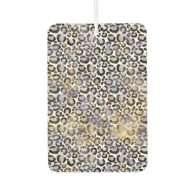 Ambientador Impresión de leopardo de tinta rosa (Anverso)