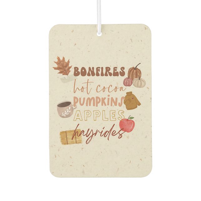 Ambientador Incendios, cacao caliente, calabazas, manzanas y h (Anverso)