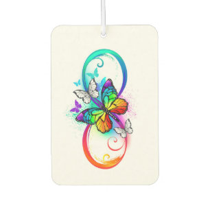 Ambientador Infinidad brillante con la mariposa arcoiris