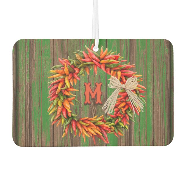 Ambientador Inicio personalizado Ristra Wreath del sudoeste de (Anverso)