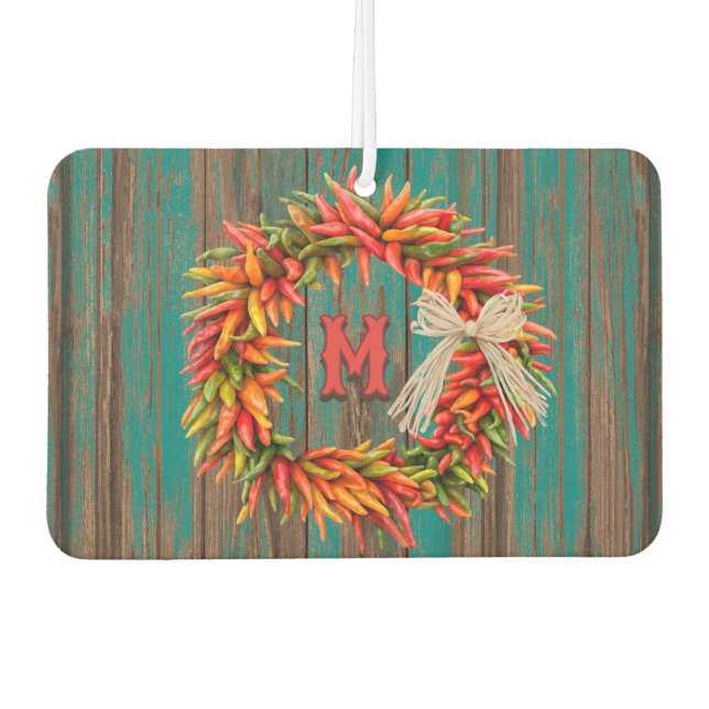 Ambientador Inicio personalizado Ristra Wreath del sudoeste de (Anverso)