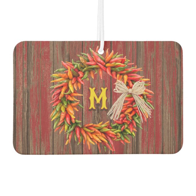 Ambientador Inicio personalizado Ristra Wreath del sudoeste de (Anverso)