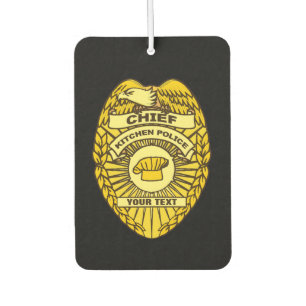 Ambientador Insignia Del Jefe De La Policía De Cocina