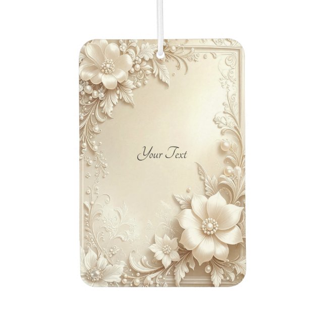 Ambientador Ivory Flowers Air Freshener (Anverso)