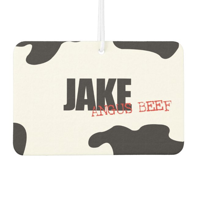 Ambientador Jake "Angus Beef" Trendy Air Freshener (Anverso)