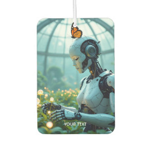 Ambientador Jardín de Robot Femenino de Fantasía Lindo
