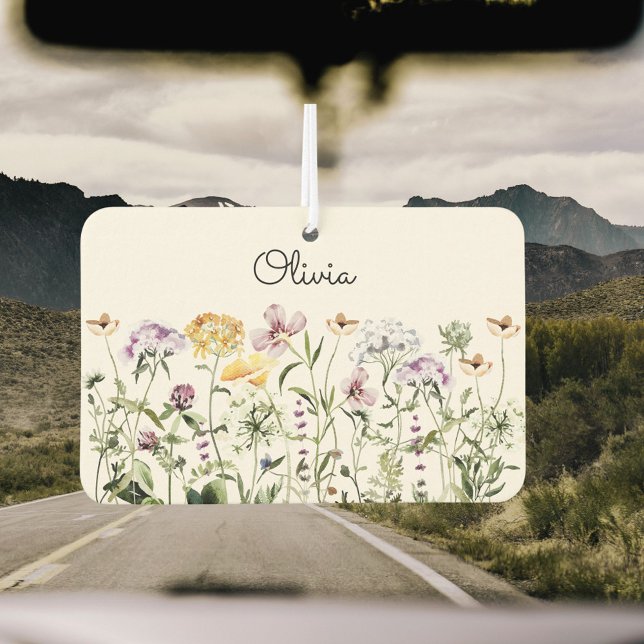 Ambientador Jardín Monogramado de Flor Silvestre (In situ)