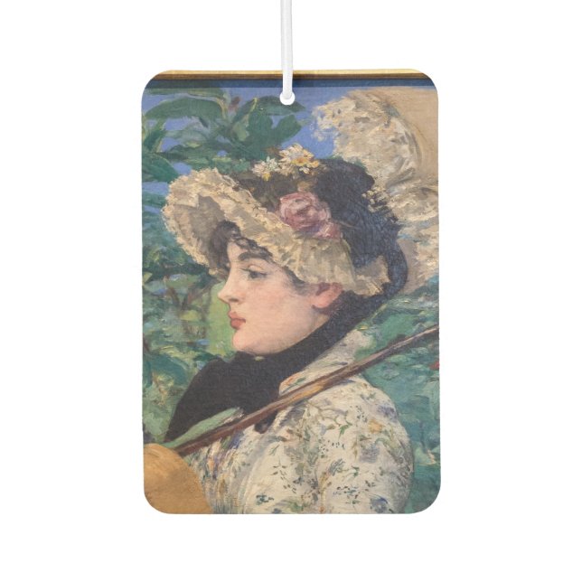 Ambientador Jeanne (Primavera)  Por Édouard Manet (Anverso)