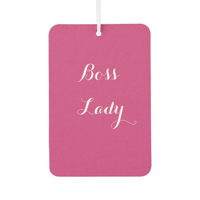 Ambientador Jefe Lady Air Freshner (Anverso)