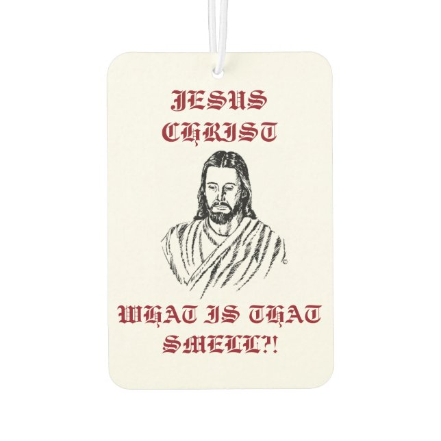 Ambientador Jesucristo Air Freshener (Reverso)