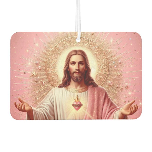 Ambientador ¡Jesús rosado, más fresco del aire! (Anverso)