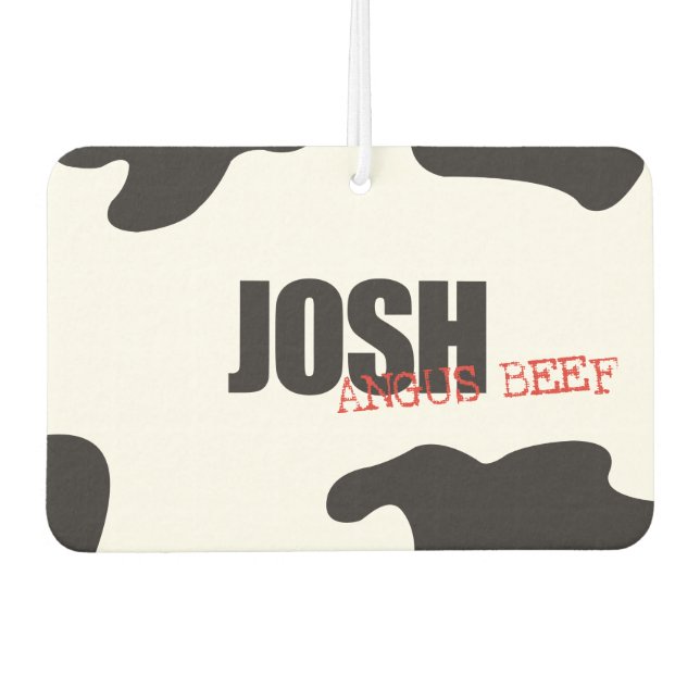 Ambientador Josh "Angus Beef" Trendy Air Freshener (Anverso)