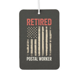 Ambientador Jubilación de trabajador postal retirado