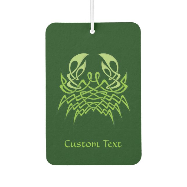 Ambientador Knot celta de cangrejo verde (Anverso)