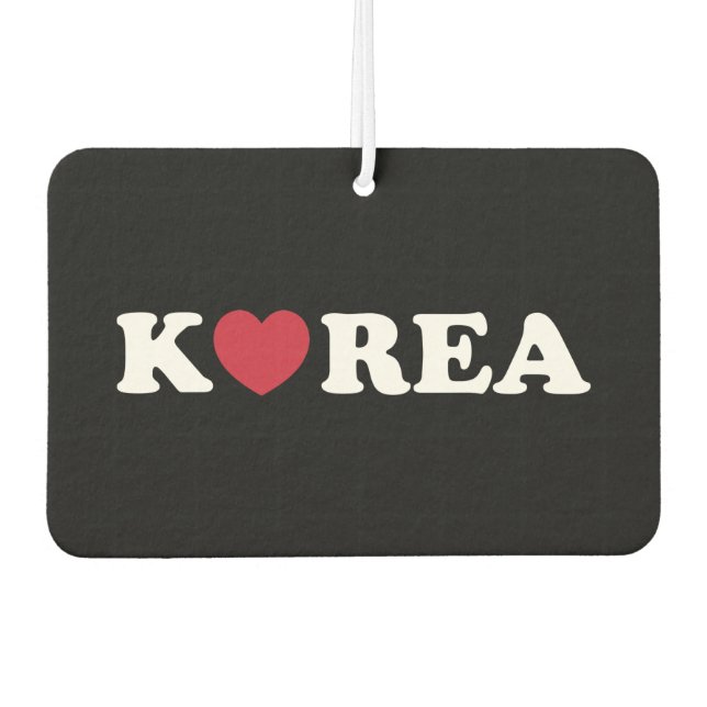 Ambientador Korea Love Heart Air Freshener (Anverso)