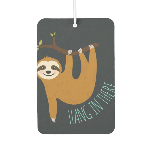 Ambientador La adorable Sloth "Aguanta ahí" (Anverso)