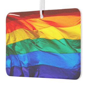 Ambientador La bandera del orgullo gay de SlipperyJoe's ondean
