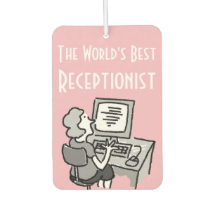 Ambientador La mejor recepcionista de oficinas del mundo
