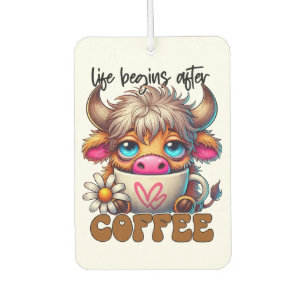 Ambientador La vida comienza después del café