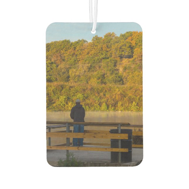 Ambientador Lago de Pesca de Otoño Springfield (Reverso)