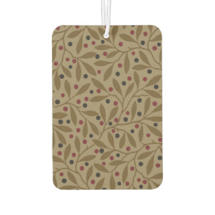 Ambientador Leaf Berry Classic Colored Bonito Pattern Art