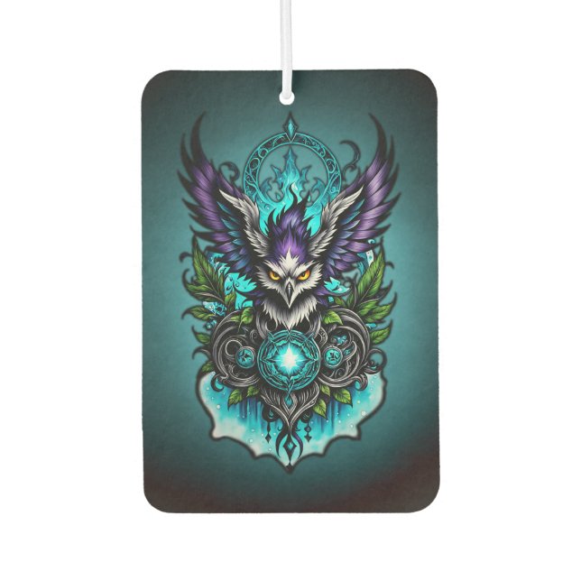 Ambientador Lechuza con elementos mágicos (Anverso)