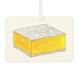 Ambientador Lemon Square Bar Pastry Dessert Bake Sale Swee