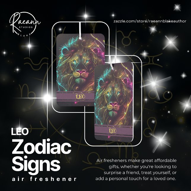 Ambientador Leo Zodiac Rótulos Aire Celestial Freshener (Subido por el creador)