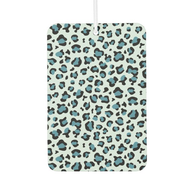 Ambientador Leopard Print, Leopard Spots, Blue Leopard (Anverso)