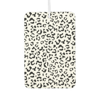 Ambientador Leopard Print, Leopard Spots, Negro Y Blanco