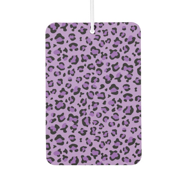 Ambientador Leopard Print, Leopard Spots, Purple Leopard (Anverso)