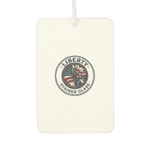 Ambientador Liberty Vidrio Pintado Patriótico Diseño de Camise