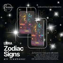 Ambientador Libra Zodiac Rótulos Aire Celestial Freshener