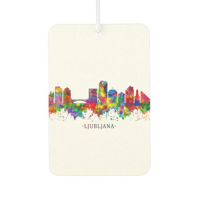 Ambientador Línea aérea de Ljubljana (Anverso)