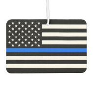 Ambientador "LÍNEA AZUL DELGADA en BANDERA"