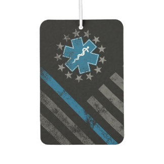 Ambientador Línea Azul EMT Paramédico Bandera Americana Vintag