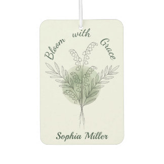 Ambientador Lirio de los Valles Floral Personalizado con Nombr