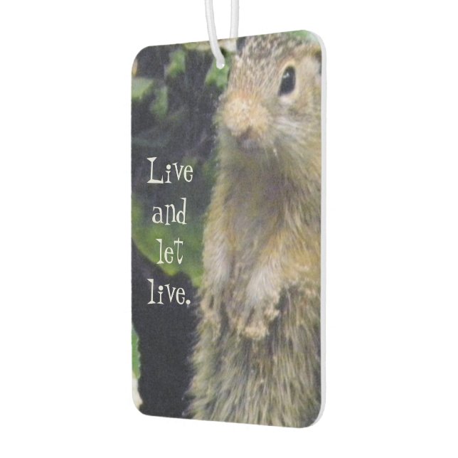 Ambientador Live & Let Live Chipmonk Air Freshener (Izquierda)